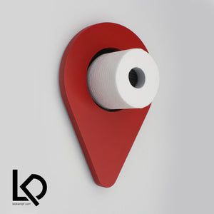 Location Pin GPS Toilet Paper Storage Art